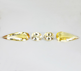 Набор из 4 гелиодоров 25,97 карат 