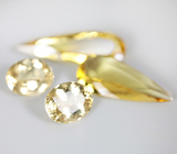 Набор из 4 гелиодоров 25,97 карат 