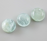 Набор из 3 бериллов 6,18 карат 