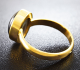 Золотое кольцо со звездчатым сапфиром 6,93 карат Золото