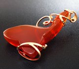 Кулон с мексиканским огненным опалом