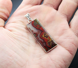 Серебряный кулон с индонезийским агатом Серебро 925