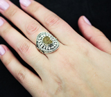 Серебряное кольцо с аммонитом Серебро 925