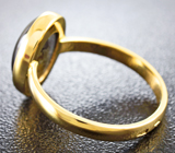 Золотое кольцо со звездчатым сапфиром 5,29 карат Золото