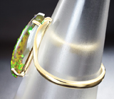 Золотое кольцо с кристаллическим опалом 2,33 карат Золото