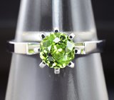 Кольцо c перидотом