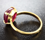 Золотое кольцо с рубином 4,89 карат Золото
