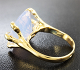 Золотое кольцо с лавандовым аметистом 11,37 карат Золото