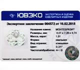 Montebrasite (Монтебразит) 1,81 карат Не указан