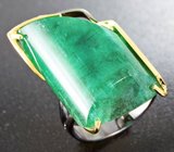 Кольцо с изумрудом массой 27,45 карат и бриллиантами