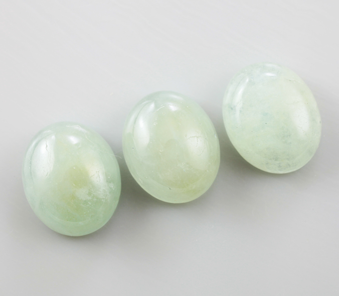 Набор из 3 бериллов 14,46 карат