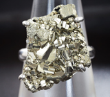 Серебряное кольцо с пиритом Серебро 925