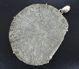 Серебряный кулон с «солнечным» пиритом Серебро 925