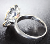 Серебряное кольцо с кристаллическим опалом и цаворитами Серебро 925