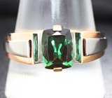 Кольцо с верделитом турмалином