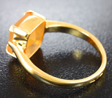 Золотое кольцо с мексиканским солнечным опалом 2,17 карат Золото
