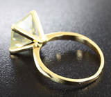 Золотое кольцо с крупным муассанитом 4,88 карат Золото