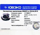 Nuumite  (Нууммит) 66,14 карат Не указан