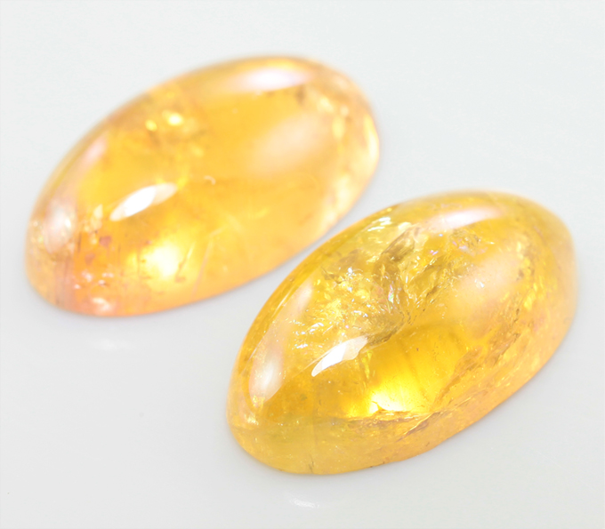 Редкий цвет! Пара тсилазит турмалинов 11,8 карат