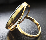 Золотое кольцо с агатовой камеей 9,96 карат Золото