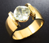 Золотое кольцо с муассанитом 2,4 карат Золото