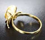 Золотое кольцо с уральским демантоидом 0,67 карат Золото