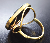 Золотое кольцо с агатовой камеей Золото