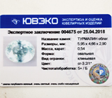 Paraiba tourmaline (Парайба турмалин) 0,54 карат Не указан