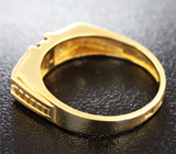 Золотое кольцо с александритом и бриллиантами Золото
