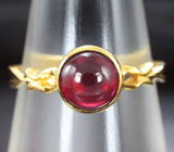 Золотое кольцо с кабошоном рубина 2,33 карат Золото