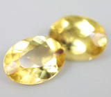 Пара гелиодоров 2,15 карат 