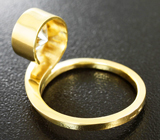 Золотое кольцо с крупным муассанитом 2,31 карат Золото