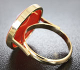 Золотое кольцо с агатовой камеей 7,18 карат Золото