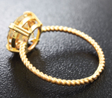 Золотое кольцо с крупным муассанитом 2,98 карат Золото