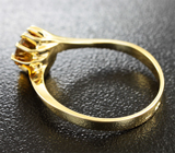 Золотое кольцо с полихромным сапфиром 1,02 карат Золото