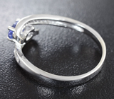 Прелестное серебряное кольцо с ярким танзанитом Серебро 925