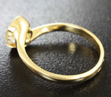 Золотое кольцо с муассанитом 1,23 карат Золото