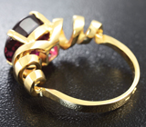 Золотое кольцо с топовым турмалином 5 карат Золото