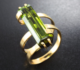 Золотое кольцо с турмалином 7,78 карат Золото