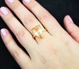 Золотое кольцо с морганитом 5,4 карат Золото