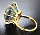 Золотое кольцо с мистическим кварцем 17,61 карат Золото