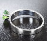 Кольцо с уральским демантоидом