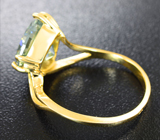 Золотое кольцо с муассанитом 4,29 карат! Огранка «Сердце» Золото