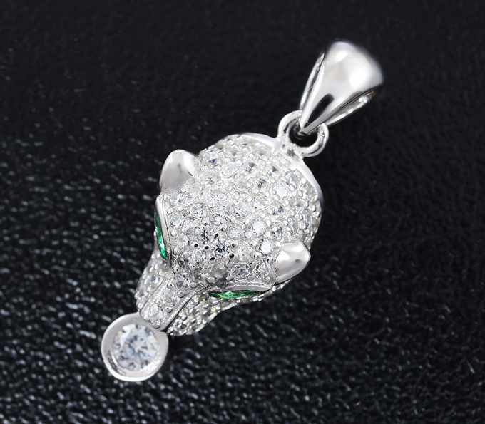 Серебряный кулон «Тигр»