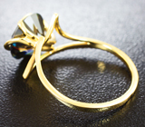 Золотое кольцо с крупным муассанитом 3,4 карат Золото