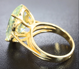 Золотое кольцо с муассанитом эксклюзивного размера 10,68 карат Золото
