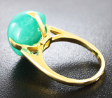 Золотое кольцо с колумбийским изумрудом 15,92 карат Золото