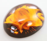 Резной янтарь 1,17 карат 