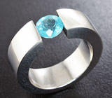 Кольцо c ярко-голубым апатитом 1,4 карат Серебро 925
