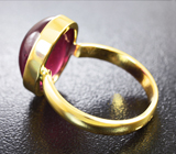 Золотое кольцо с рубином 10,86 карат Золото